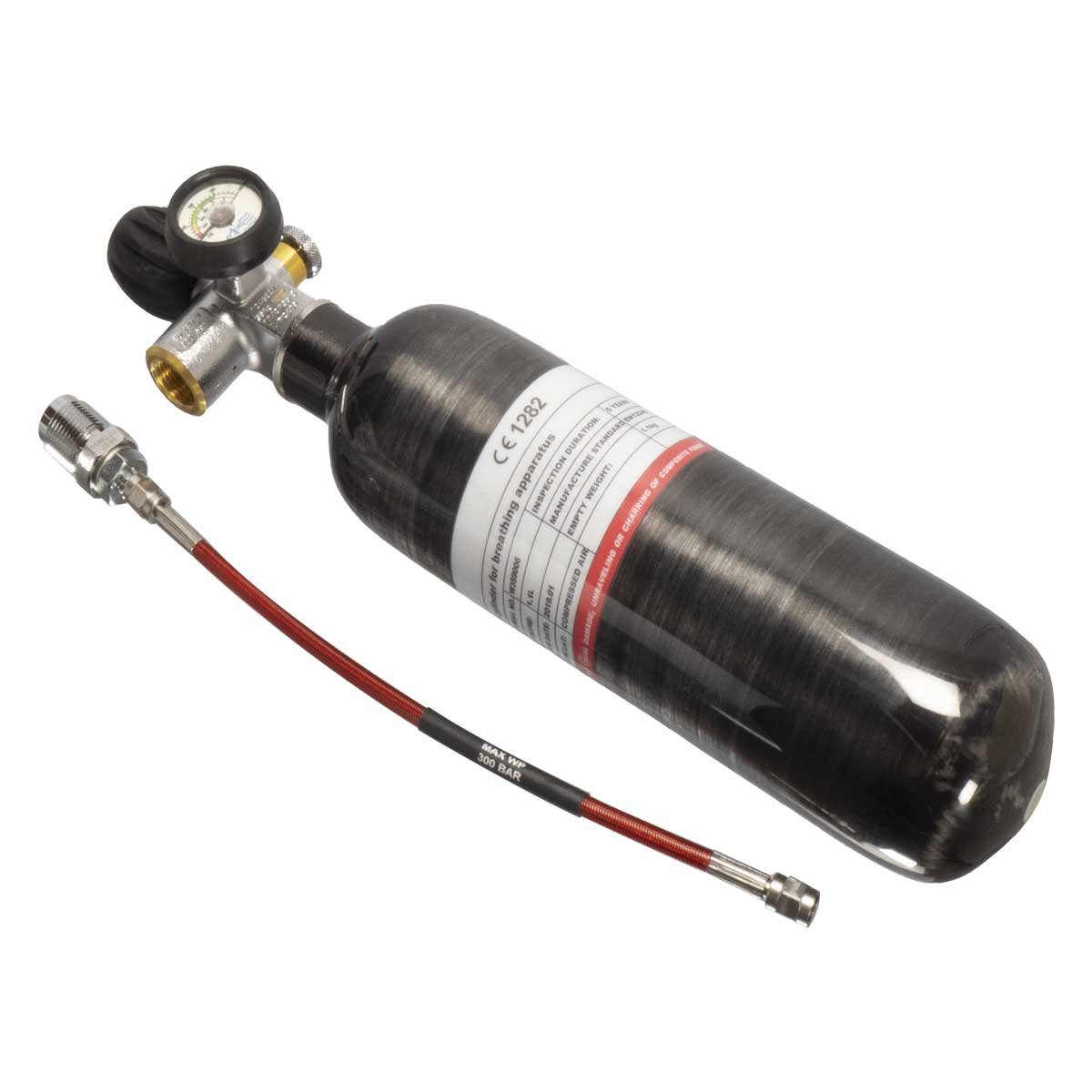1.1ltr 300 Bar Weekender Carbon Fibre Air Cylinder
