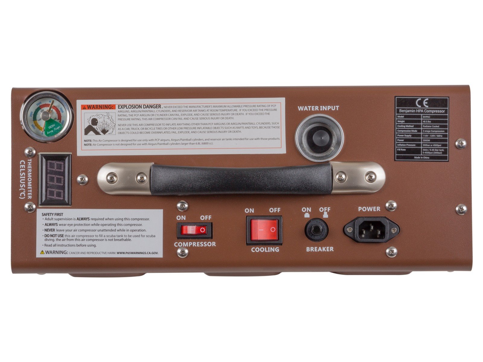 Benjamin Recharge Portable Compressor 4500 PSI - Image 3